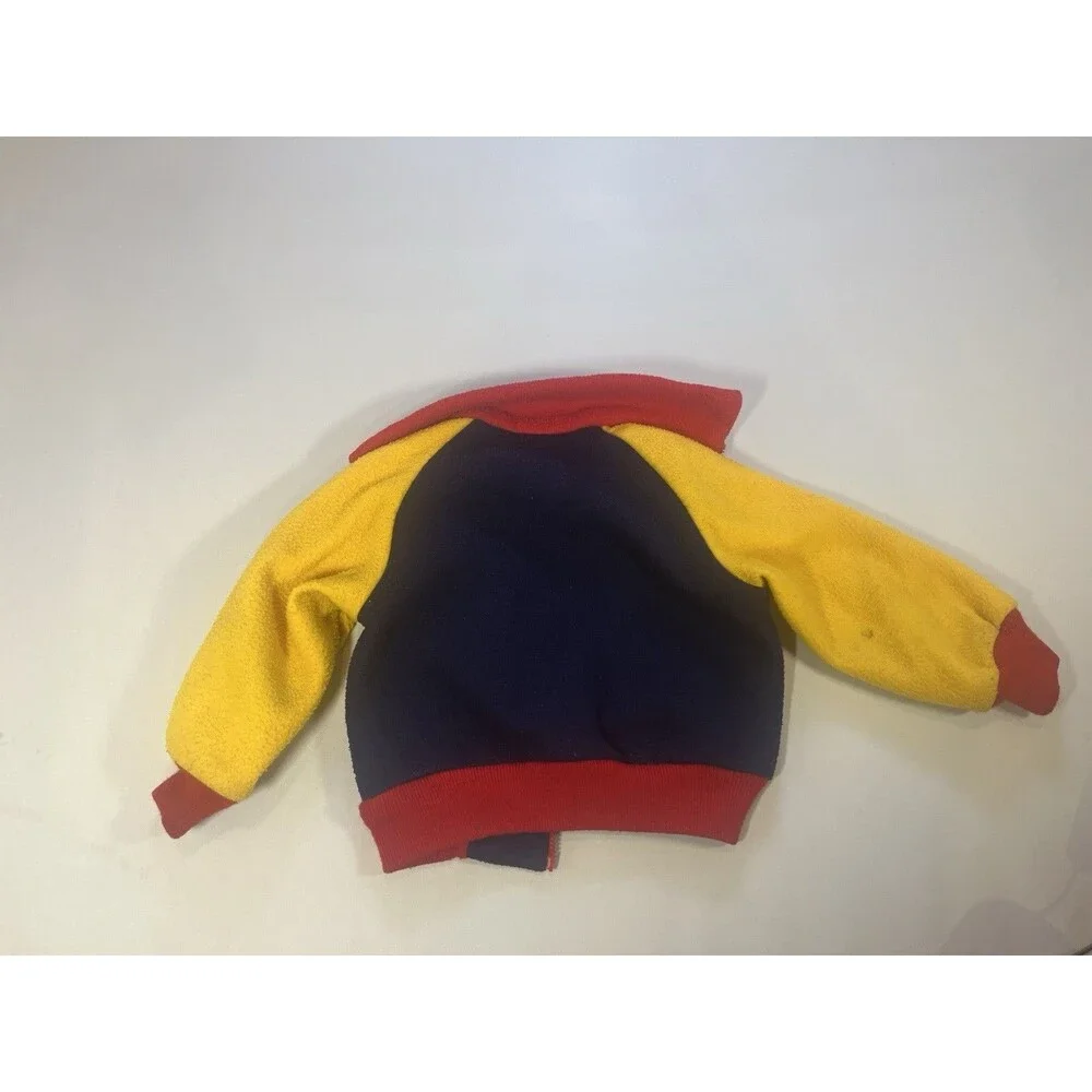 Vintage OshKosh B’gosh Colorblock Fleece Jacket – Size 4 Toddler – Made in USA - Picture 11 of 16
